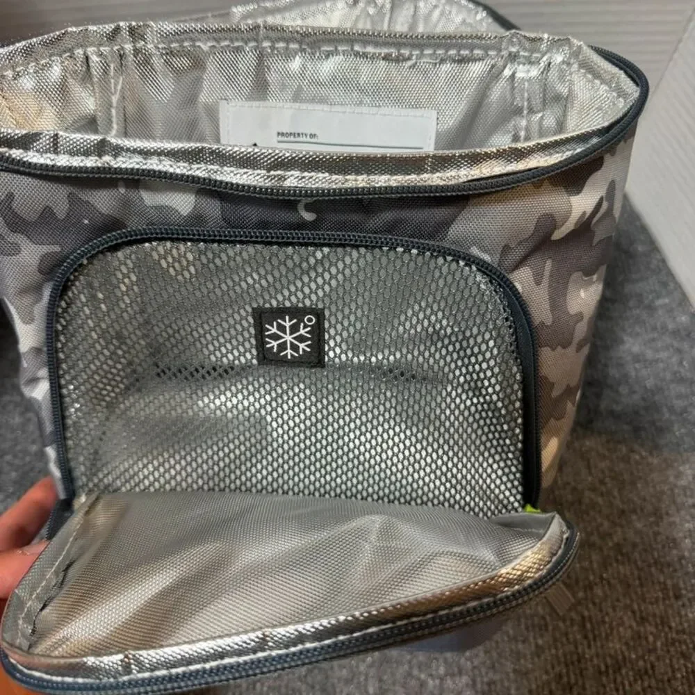 Adidas Green Gray Lunch Bag Camo